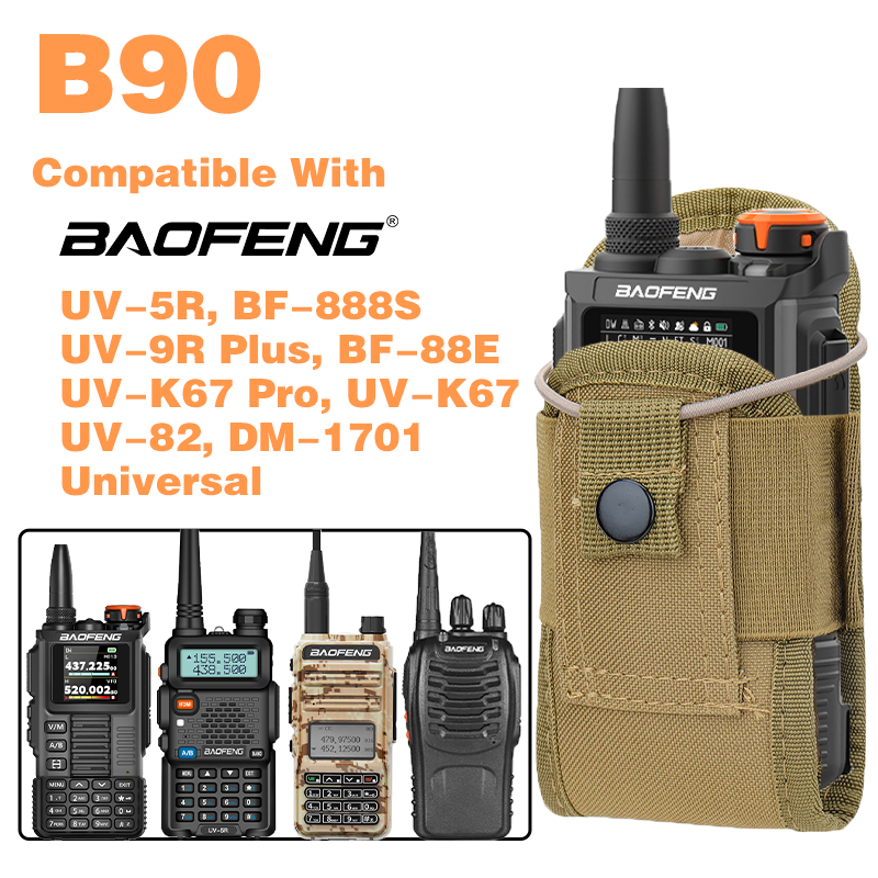 Outdoor Sport Bag - Tactical Walkie Talkie Pouch Two Way