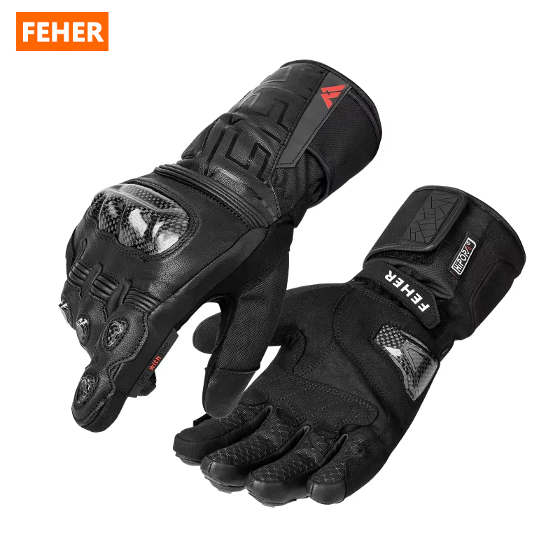 Horse Riding Glove - FEHER Winter Motorcycle Gloves Waterproof Touchscreen