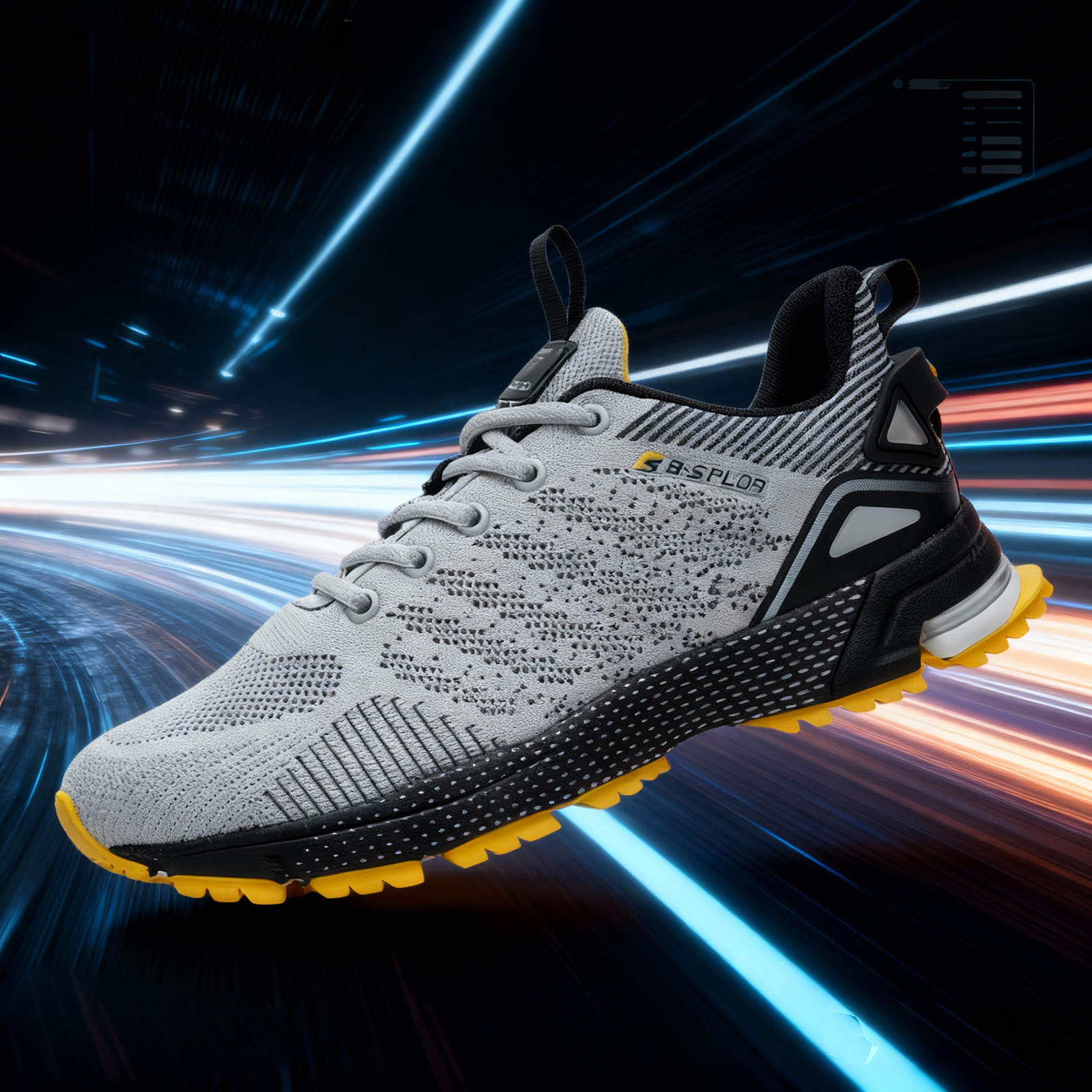 Outdoor Sport Flooring - Baasploa Men Running Shoes Fashion Mesh