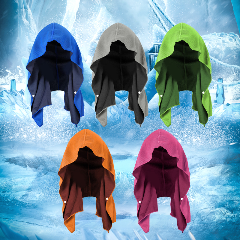 Outdoor Sport Hoodie - Cooling Hoodie Towel- Hood Towel, Evaporative