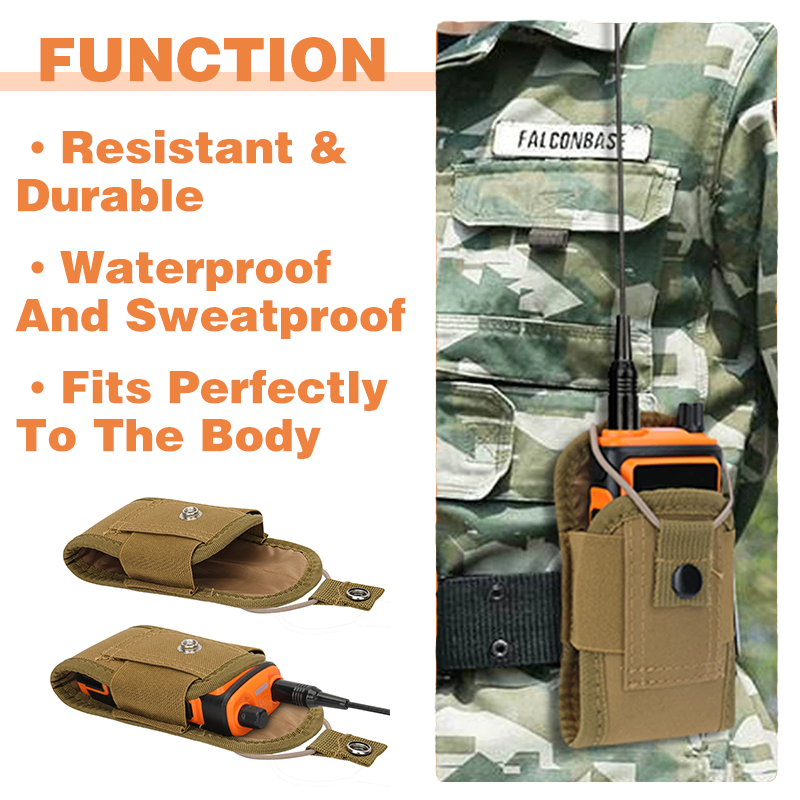 Tactical Walkie Talkie Pouch T – обзор и цена Outdoor Sport Bag