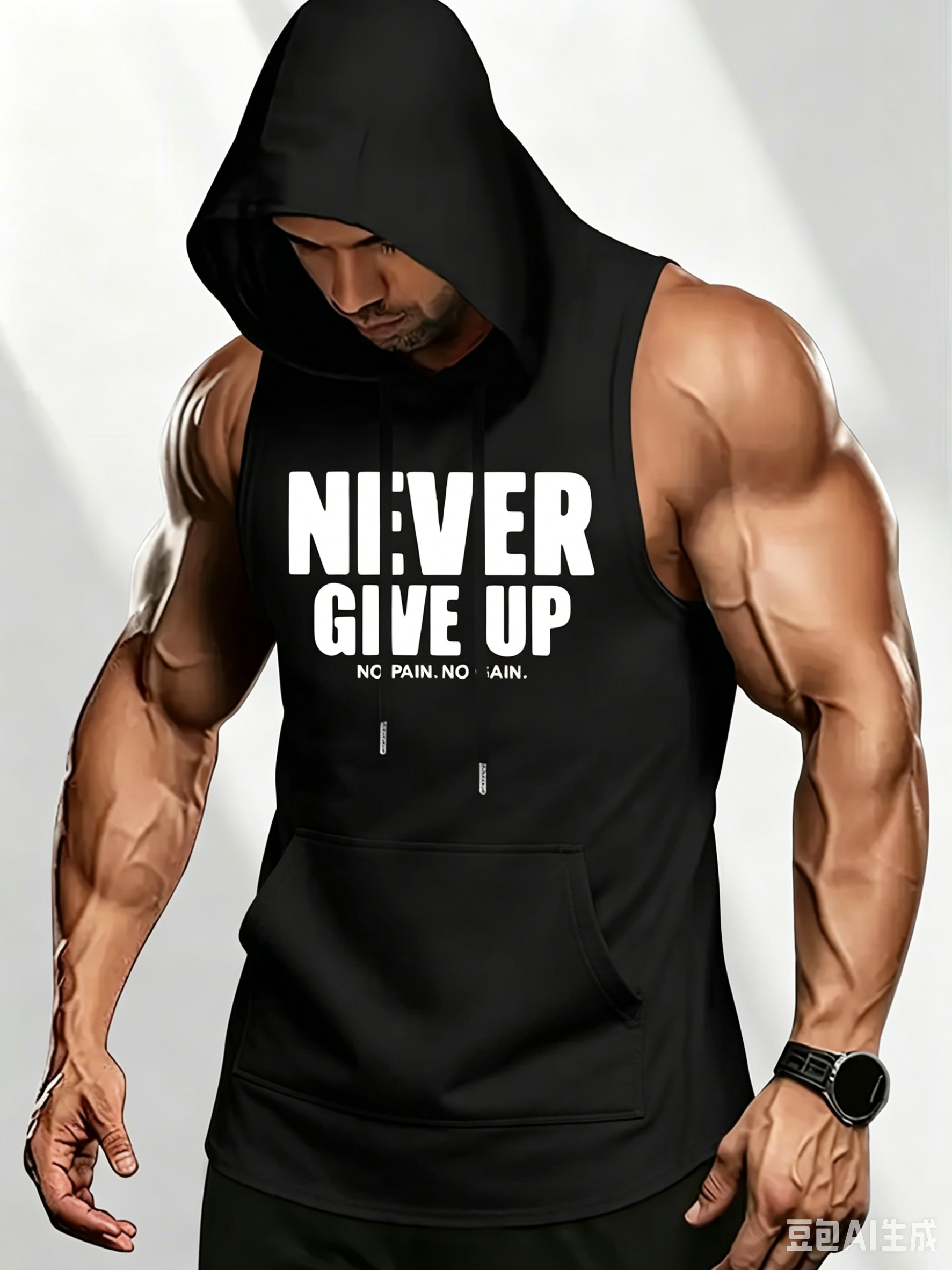 Men's Old School Gym Print Sle – обзор и цена Outdoor Sport Hoodie