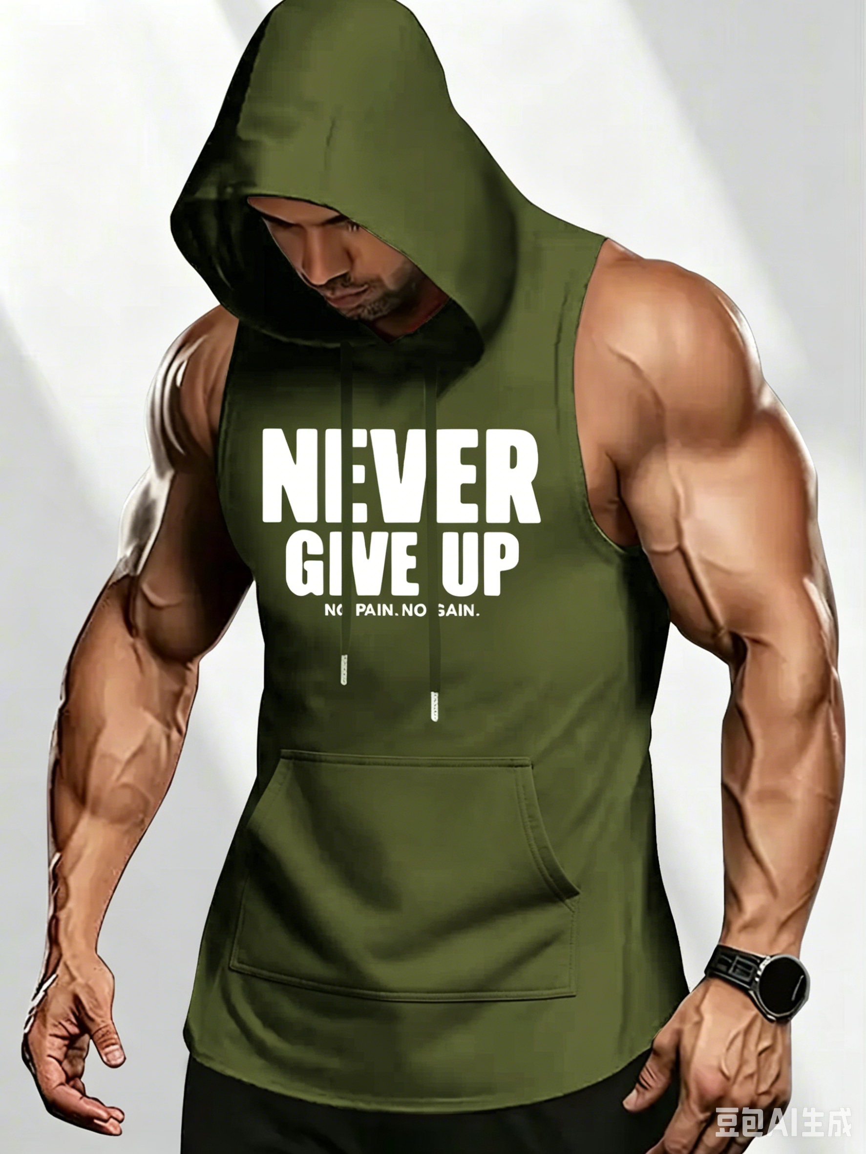 Men's Old School Gym Print Sle – обзор и цена Outdoor Sport Hoodie