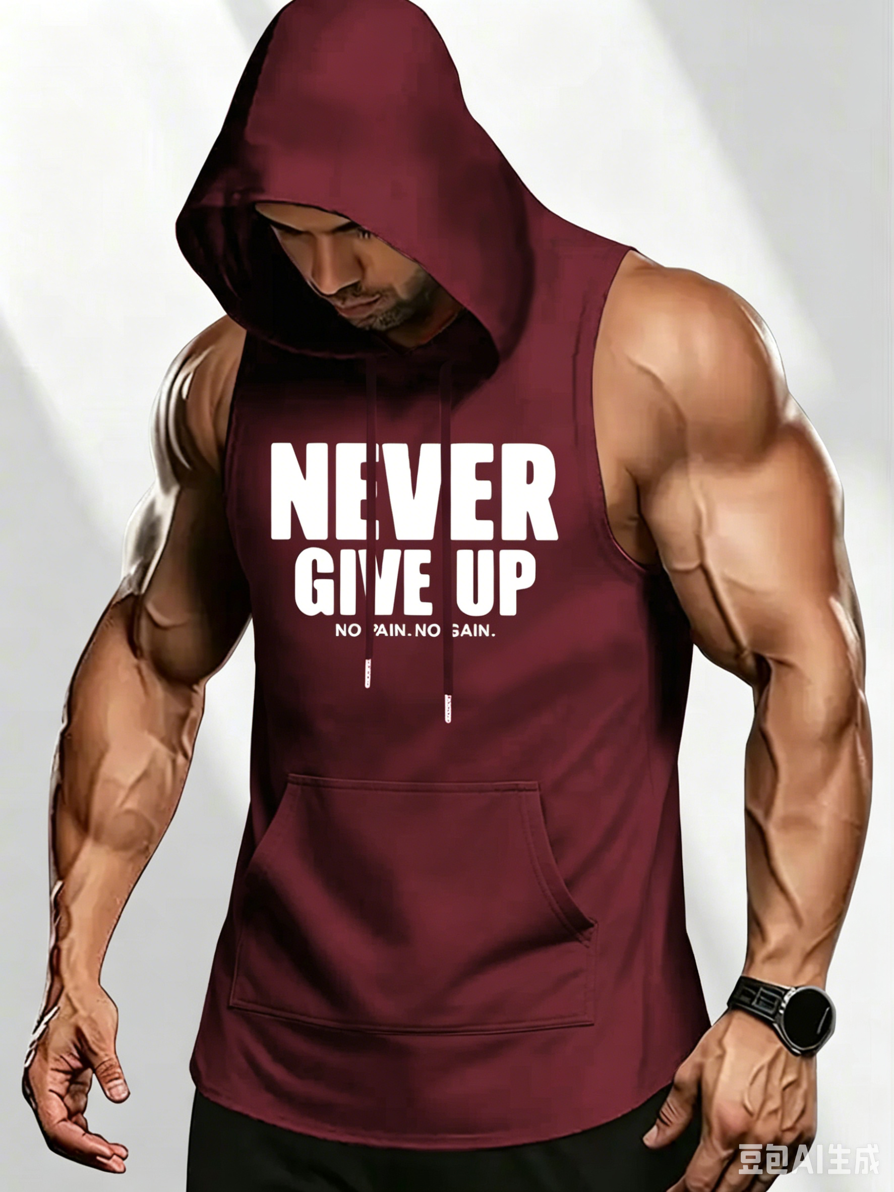 Men's Old School Gym Print Sle – обзор и цена Outdoor Sport Hoodie