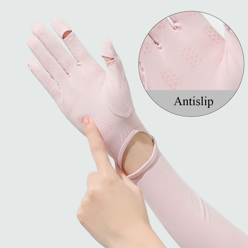 Ice Silk Sunscreen Sleeve Wome – обзор и цена Outdoor Sport Gloves