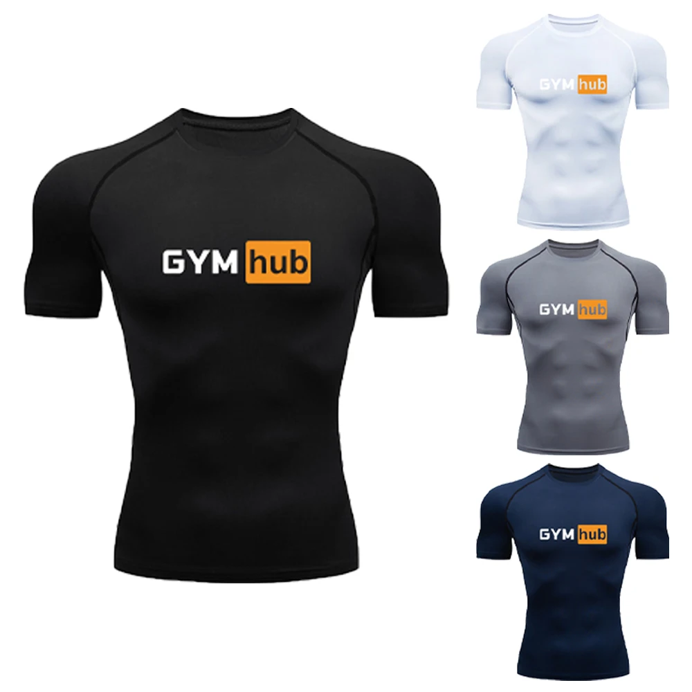 Gym Hub Printed Men's Compress – обзор и цена Outdoor Sport.Hub