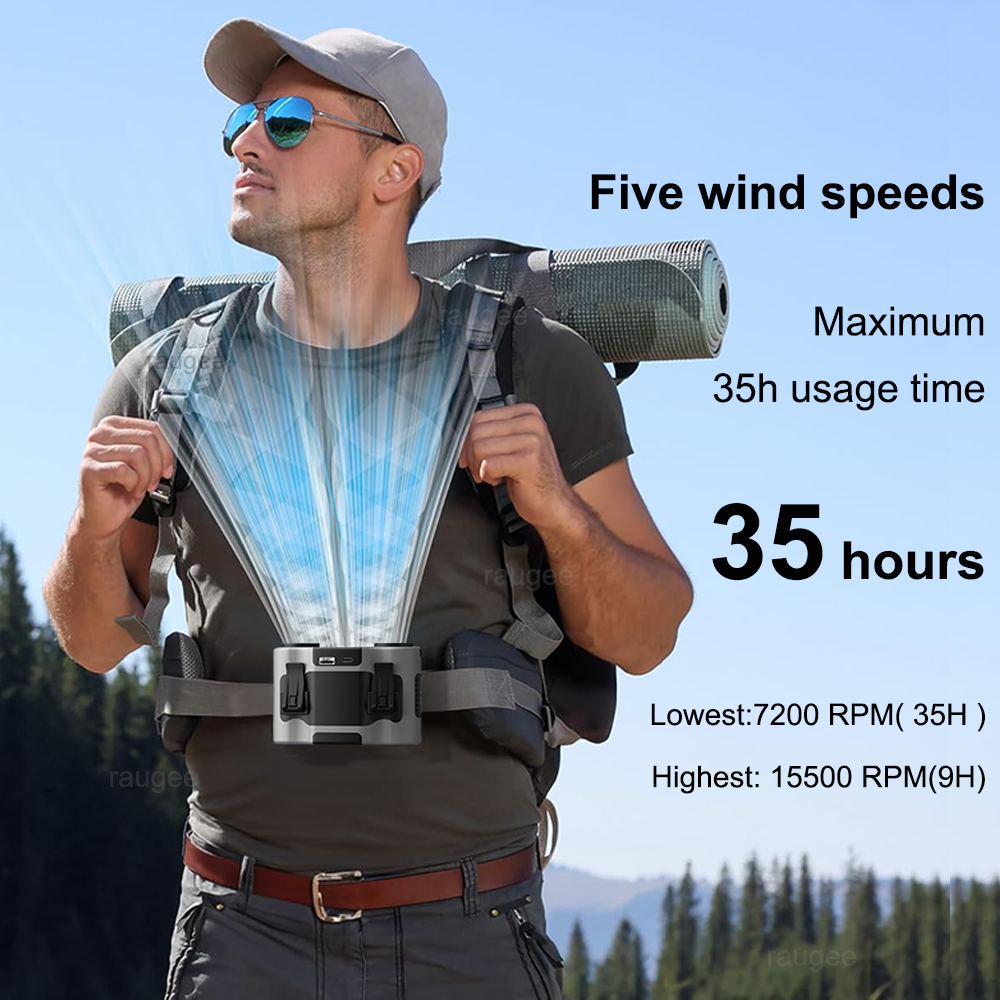 20000Mah Waist Fan Portable Cl – обзор и цена Outdoor Sport Outlet
