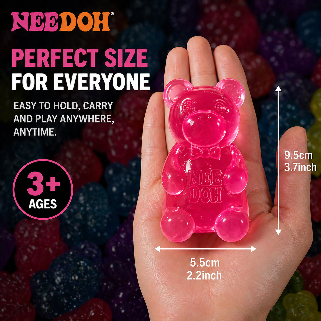 Nee Doh Cute Bear Maltose Sens – обзор и цена Outdoor Sports Accessories