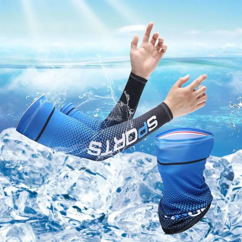 2Pcs Set Sun UV Protection Lon – обзор и цена Outdoor Sport Gloves