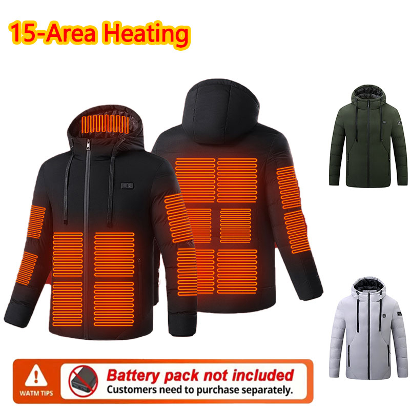 15 Area Heated Winter Hooded J – обзор и цена Outdoor Sport Coat