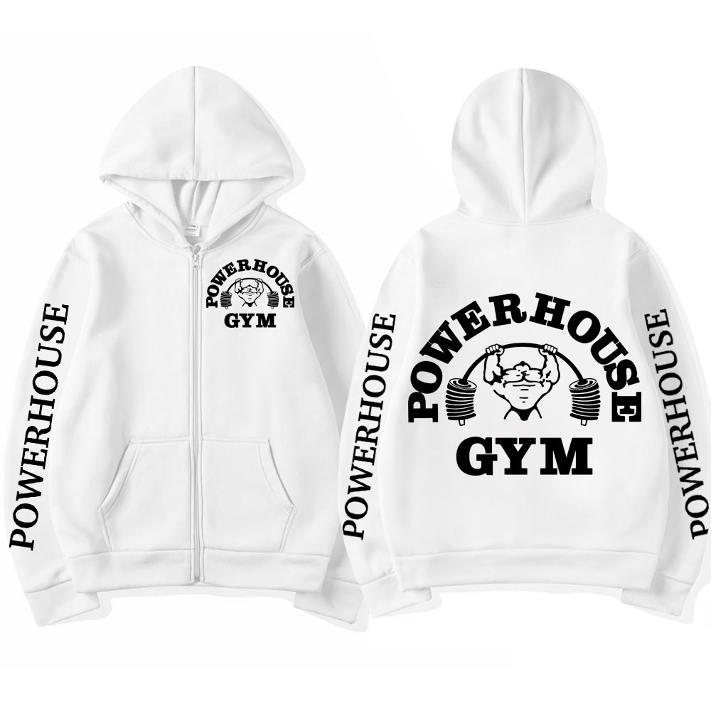 Powerhouse Gym Logo Zipper Hoo – обзор и цена Outdoor Sport Hoodie
