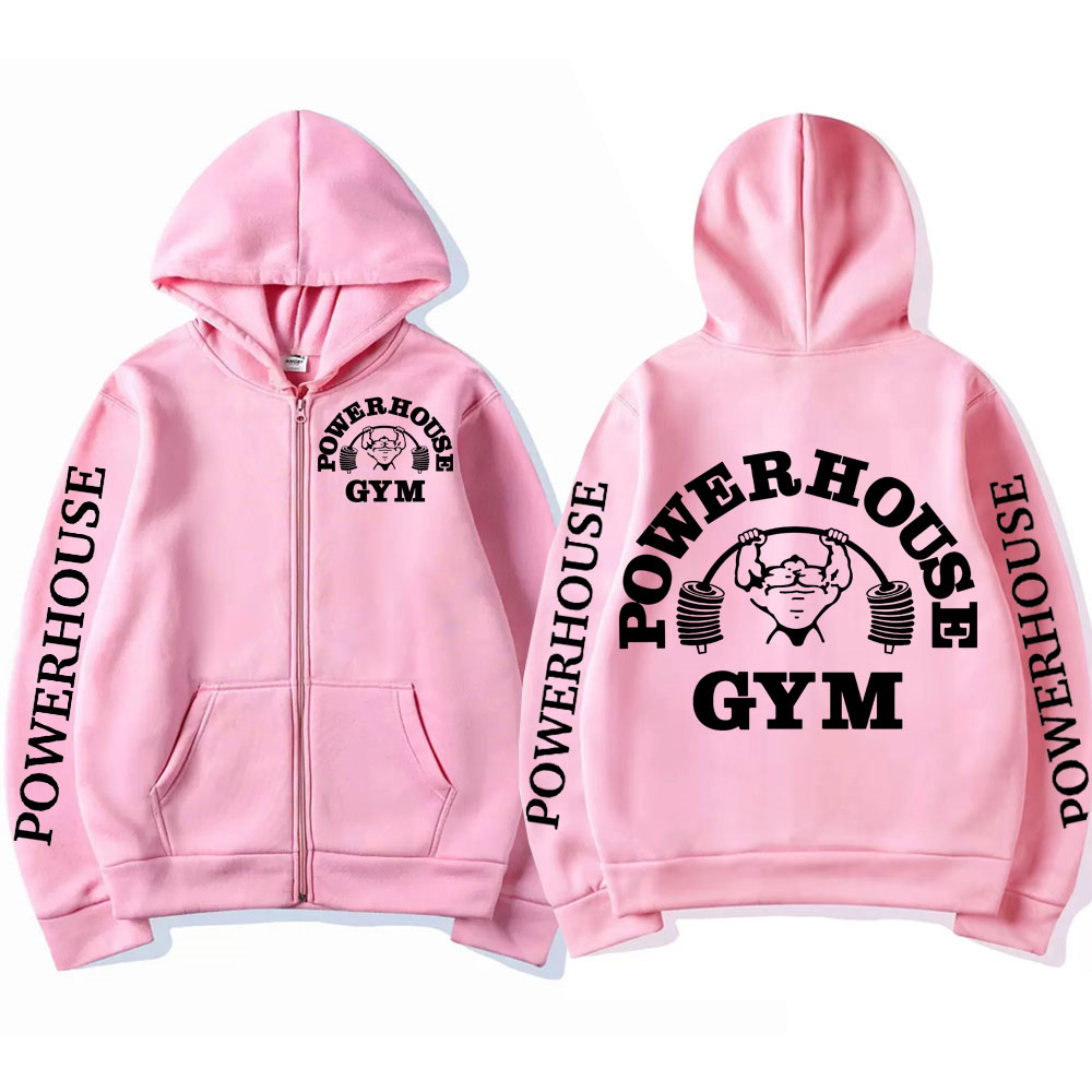 Powerhouse Gym Logo Zipper Hoo – обзор и цена Outdoor Sport Hoodie