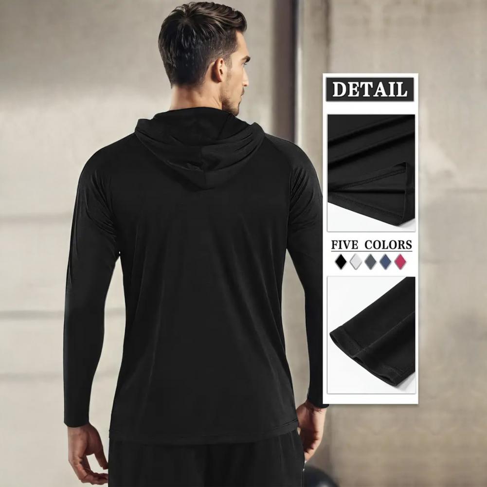 Men's Quick Dry Long Sleeve Ho – обзор и цена Outdoor Sport Hoodie