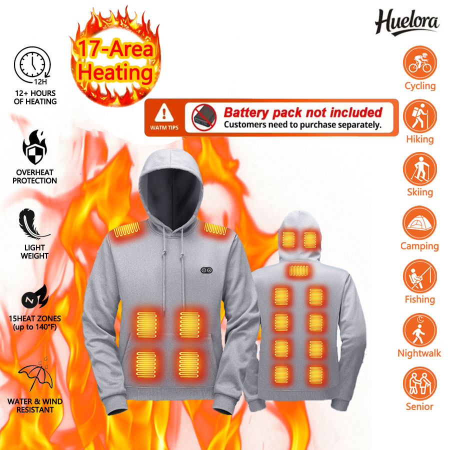 17 Zone Heating Hoodie Sweatsh – обзор и цена Outdoor Sport Hoodie