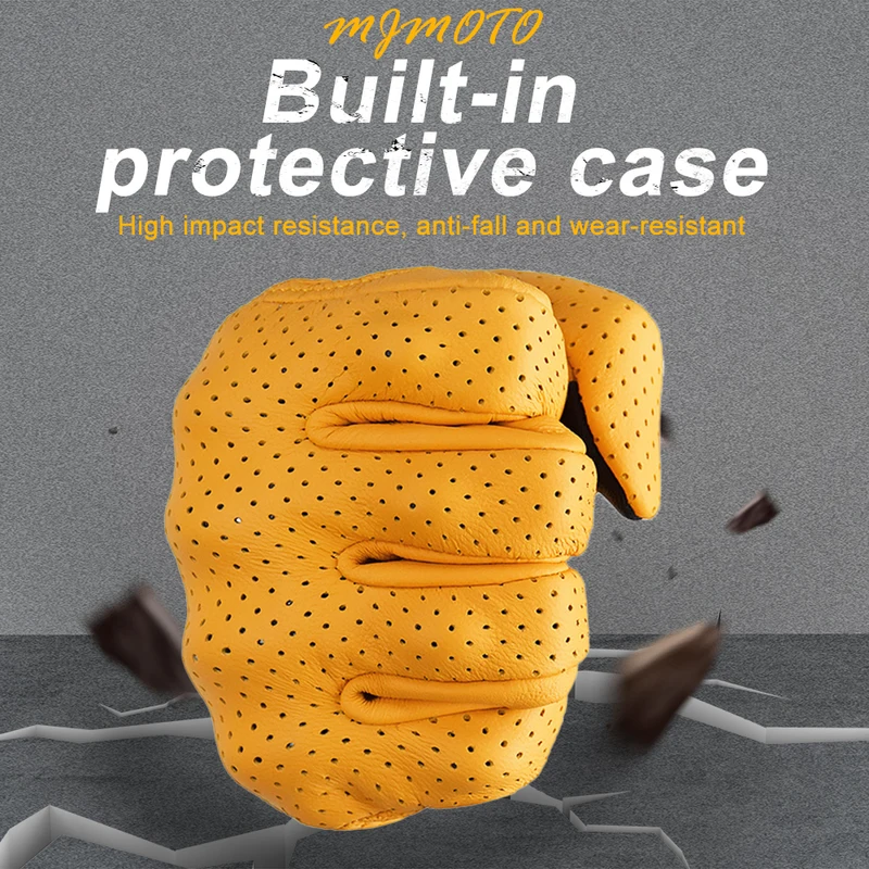 MJMOTO New Yellow Retro Motorc – обзор и цена Horse Riding Glove