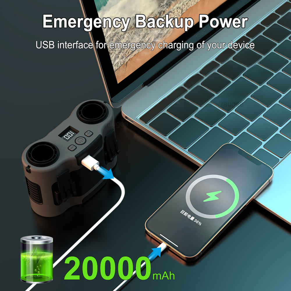 20000Mah Waist Fan Portable Cl – обзор и цена Outdoor Sport Outlet