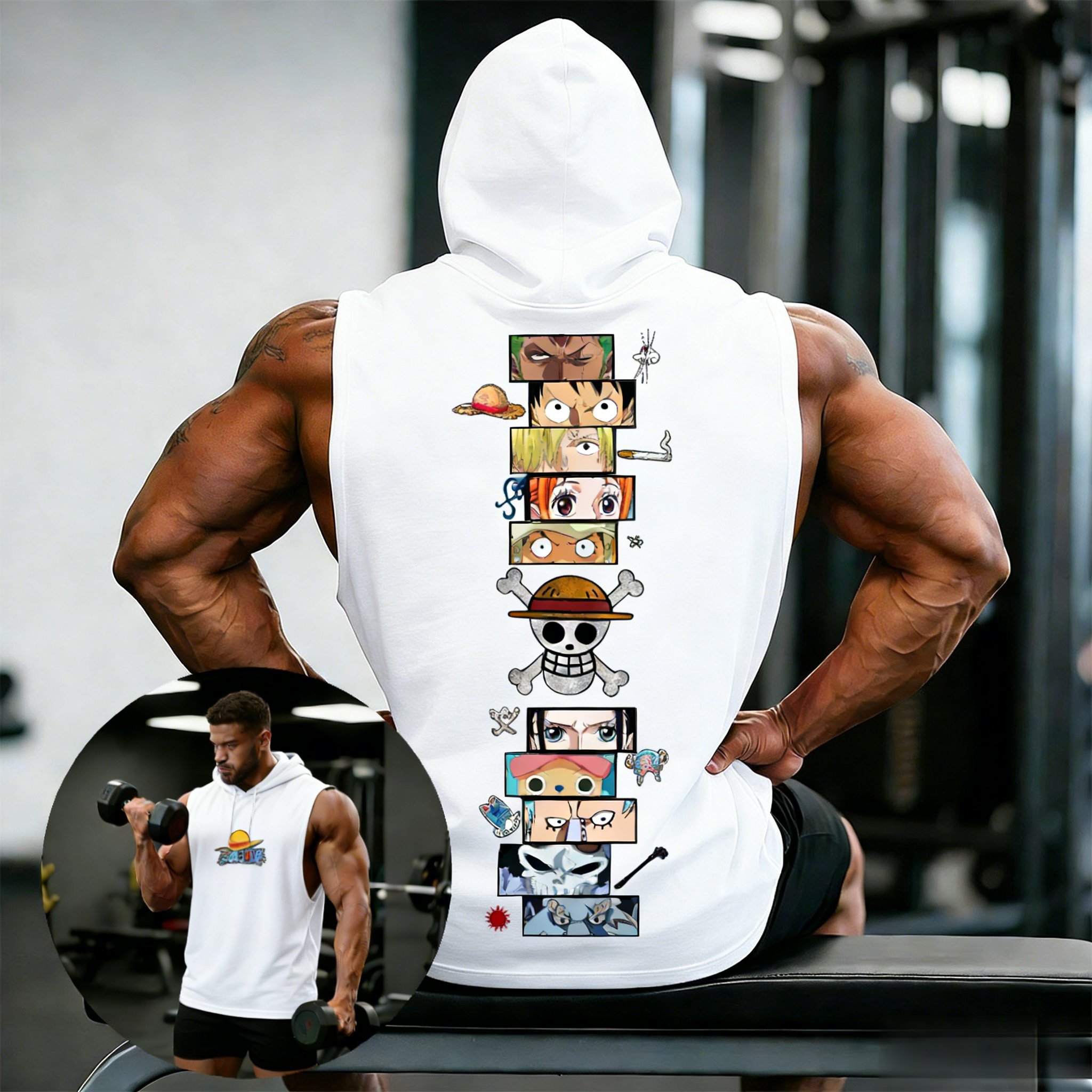 One Piece Anime Hoodie Sleevel – обзор и цена Outdoor Sport Hoodie